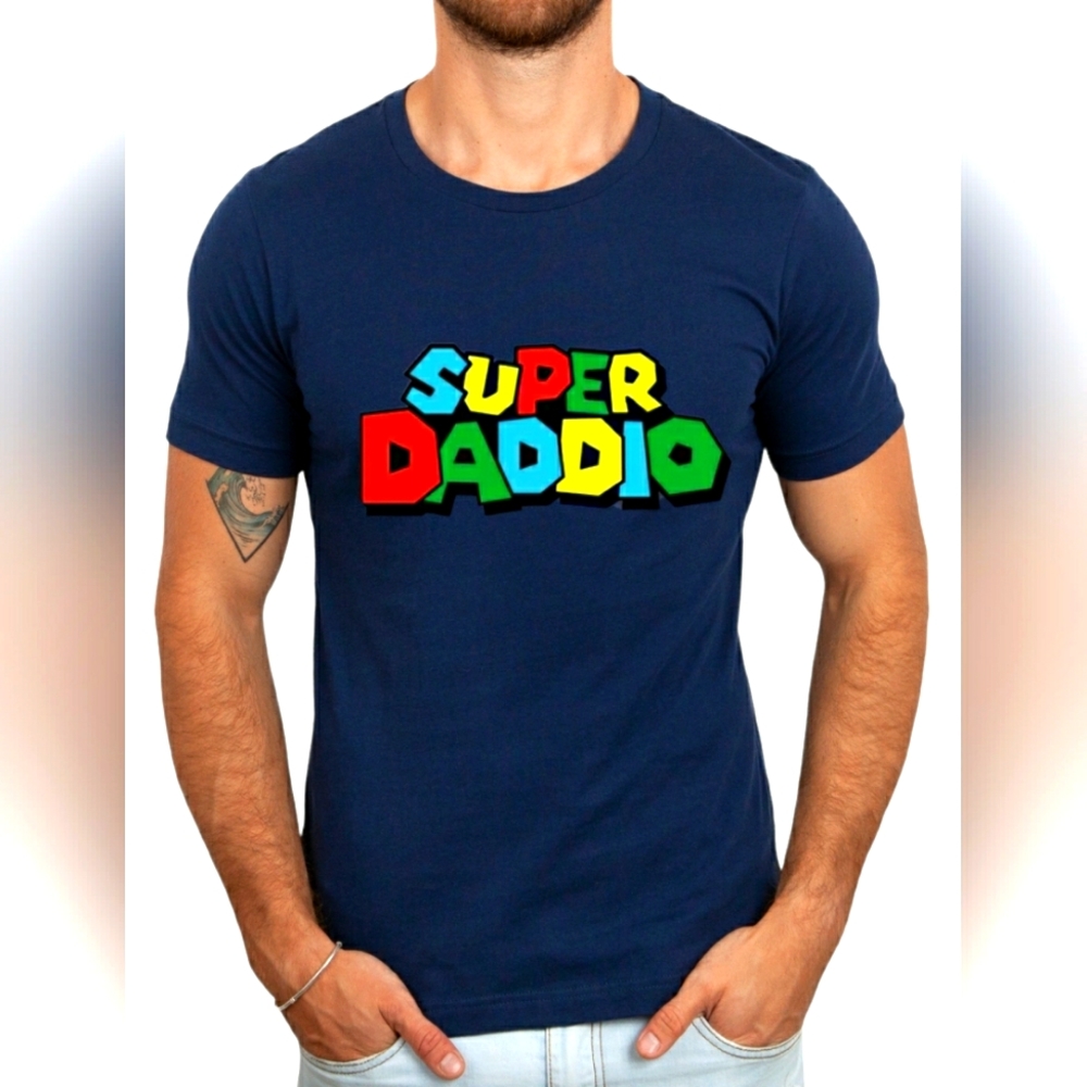 Super Daddio Navy Blue Unisex Tshirt